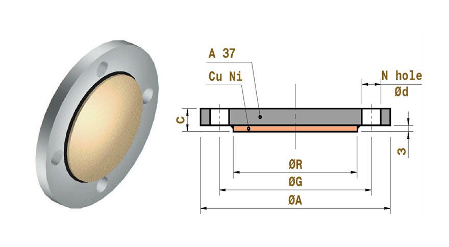 CuNi Flange